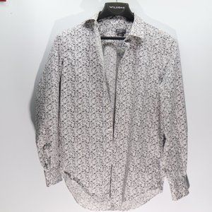 Van Heusen Flex Dress Shirt Floral Print